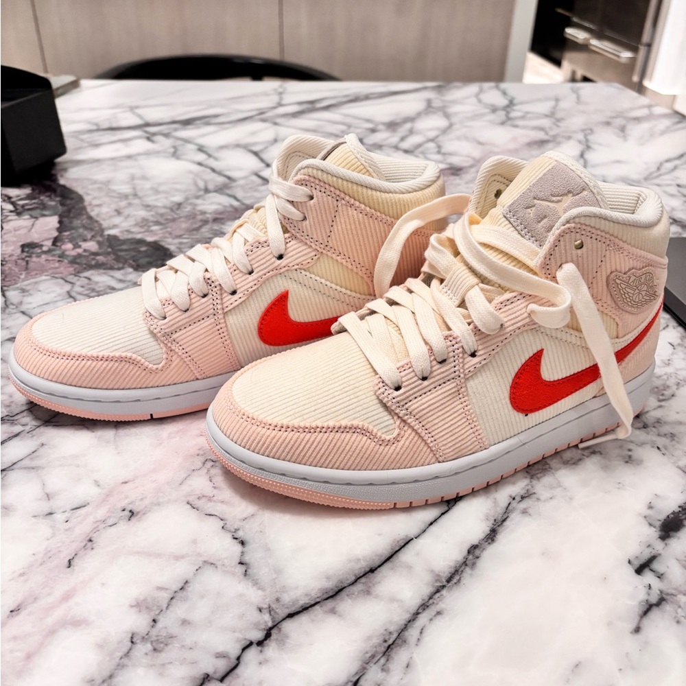 Nike Air Jordan’s-Corduroy Peach/Orange